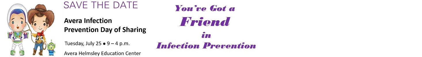 2023 Infection Prevention Day of Sharing (SAVE THE DATE) Banner